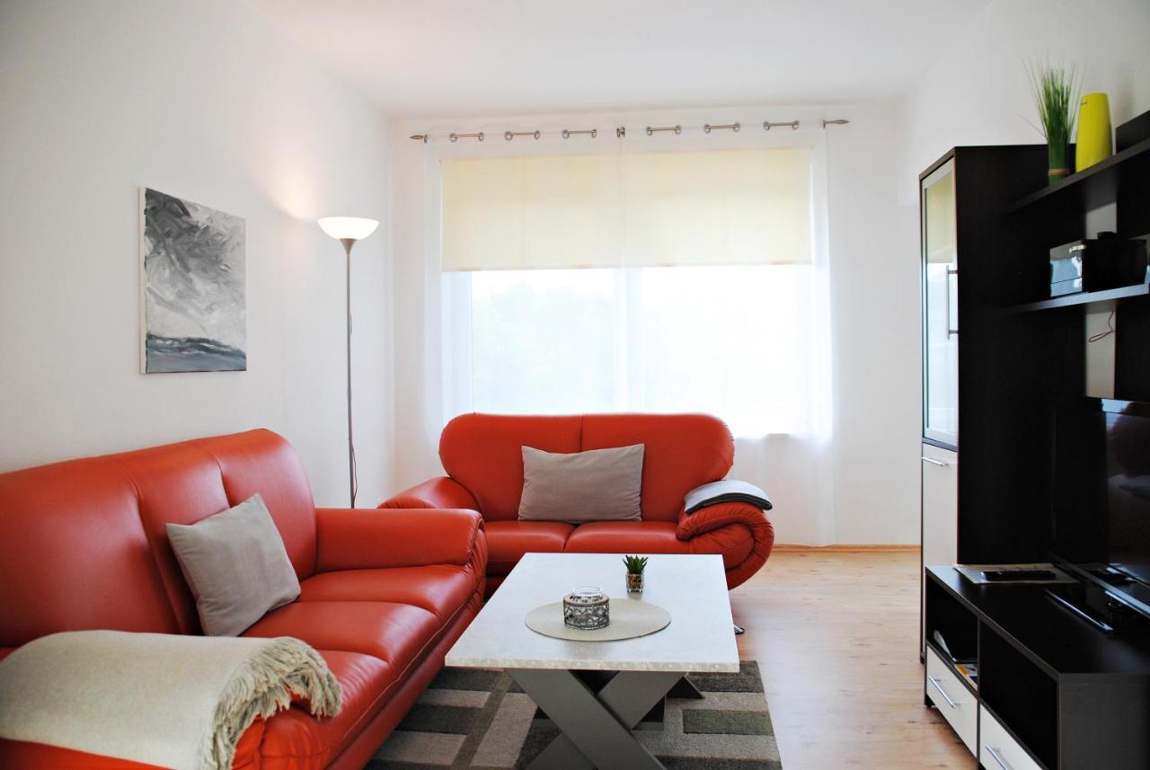 Appartementanlage-Ferienwohnungen Weisse Moewe ซาสนิทซ์ ภายนอก รูปภาพ